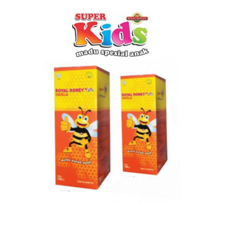 

ROYAL HONEY KIDS ENVELLA(madu untuk anak)menambah nafsu makan dan imun tubuh