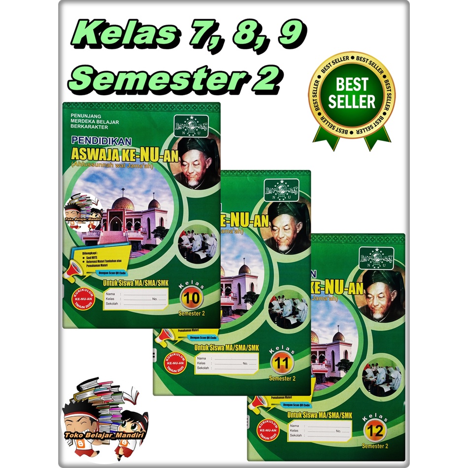 LKS Aswaja Ke-NU-an SMA/MA Kelas 10, 11, 12 Semester 2
