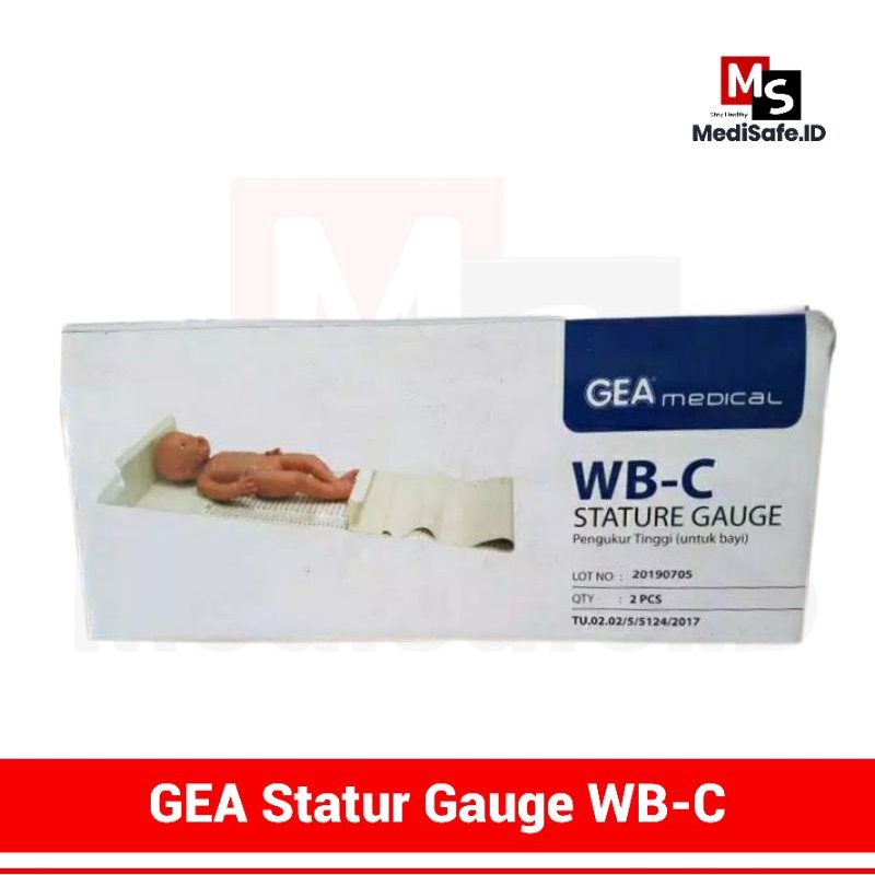 GEA WBC Statur Gauge Alat Ukur Panjang Badan Bayi