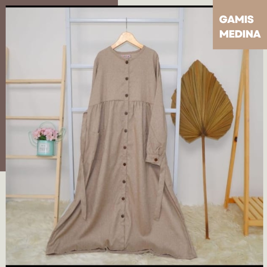 PROMO GAMIS ANAK PEREMPUAN REMAJA TANGGUNG SMP UMUR 12 - 16 TAHUN KATUN PREMIUM DRESS LEBARAN SYARI 