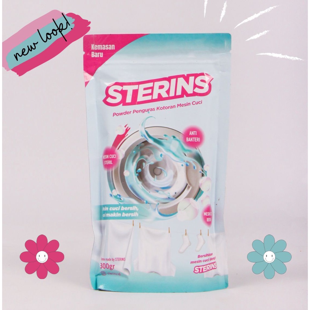 NEW STERINS Washing Machine Cleaner 300gr PEMBERSIH MESIN CUCI