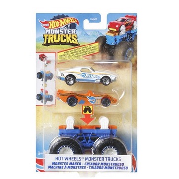 Hot Wheels Mt Monster Maker Ast Mobil Monster Truck Mainan Anak Diecast Hotwheels Koleksi