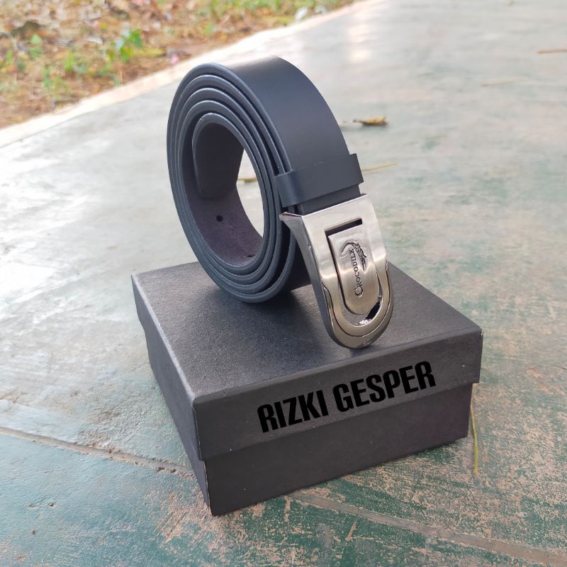 BAN PINGGANG KEPALA GESPER SABUK PRIA MODEL CANTOL 3 CM