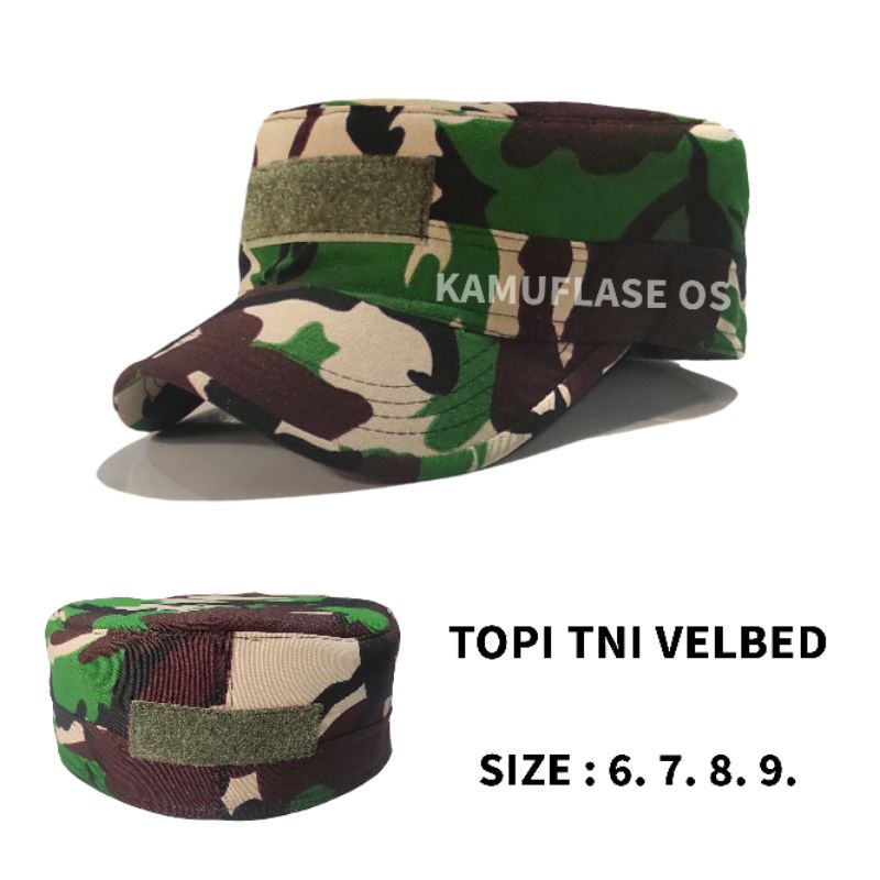 TOPI PET PDH PDL TNI AD PREMIUM TOPI KOMANDO LORENG NKRI MALPINAS
