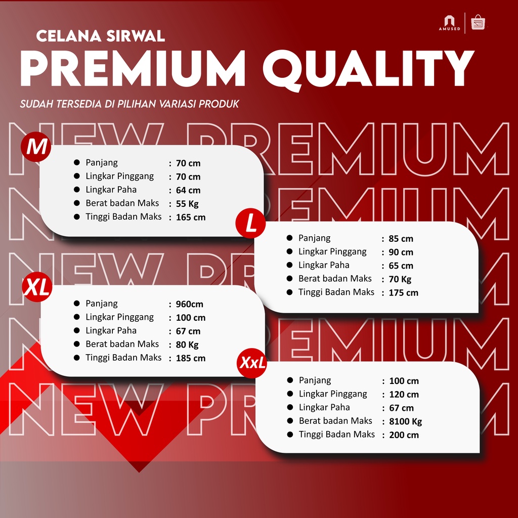 Celana Sirwal Premium Qulity Sirwal Sontog Cotton Bestway