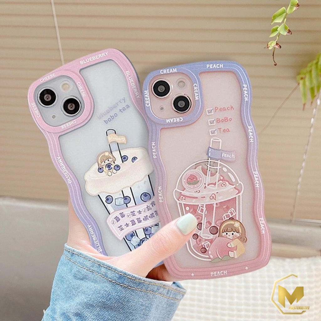 SS130 CASING SOFTCASE GRADASI BOBA FOR IPHONE 7 8 7+ 8+ X XS XR XS MAX 11 12 13 14 PRO MAX MA3858