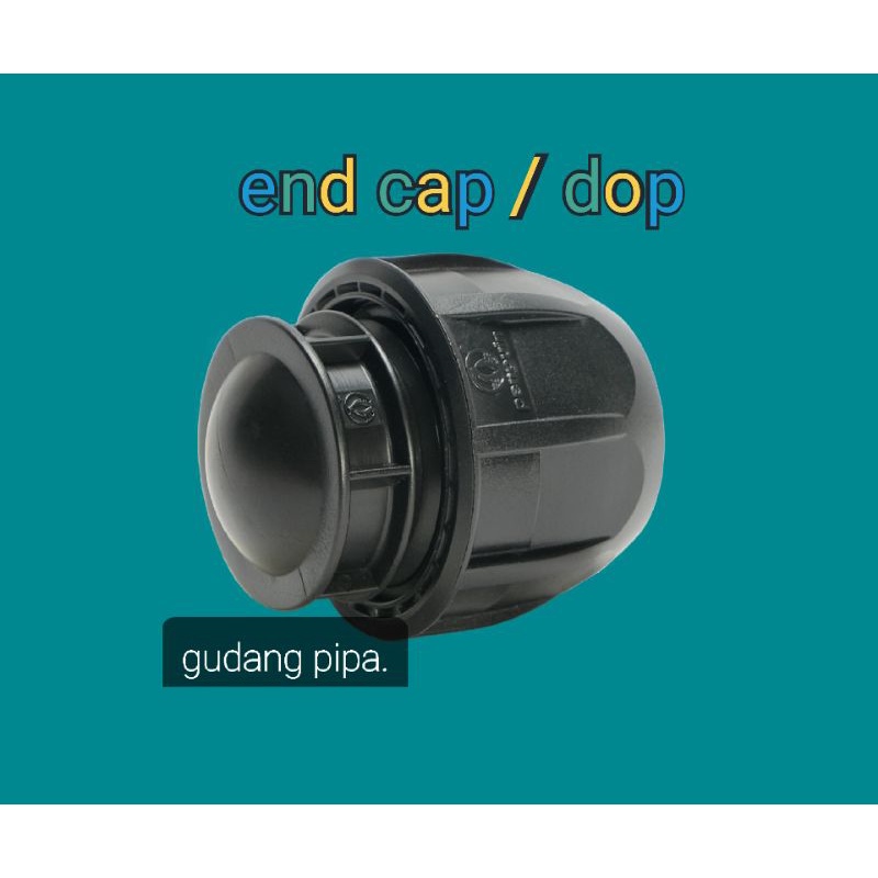 end cap hdpe 25mm ( 3/4 inch )