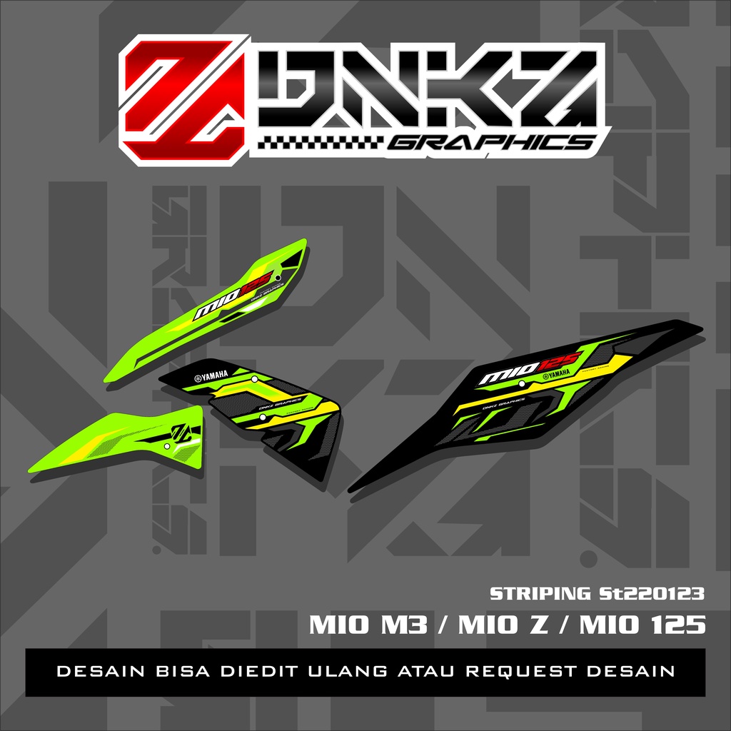Jual Stiker Mio M3 Decal Striping Mio M3 / Mio Z / Mio 125 ST220123