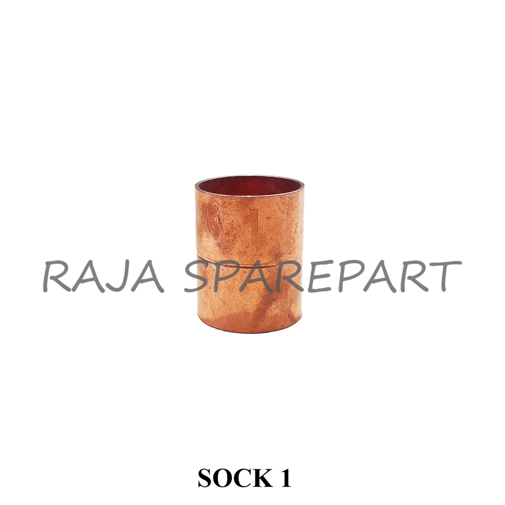 SK1 SAMBUNGAN PIPA AC/SOCK PIPA AC TEMBAGA 1 INCH