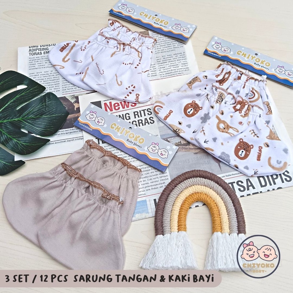 51 Pcs Paket Hemat Terkomplit Baju Bayi Baru Lahir Paket Hemat Brojol Baby Paket Komplit Bayi Baru Lahir Serian COKLAT SUSU Chiyoko Baby