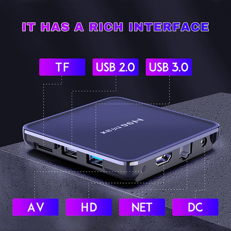 H96 MAX V12 - Android 12 Smart TV Box 4K UHD