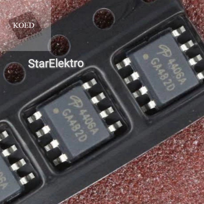 Sparepart AO4406A IC 4406A AO4406 4406 Mosfet N-Channel 30V Sop-8 Kualitas Terjamin