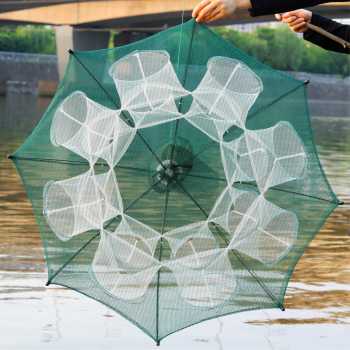 KR Jaring Pancing Ikan Hexagonal 8 Hole Fishing Net Trap Cage