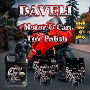 DAVELI Semir Ban 1 liter / Pengkilap Ban / Penghitam Ban Mobil Motor