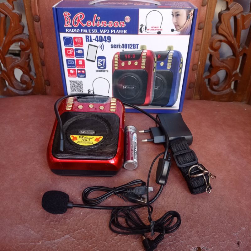 Speaker al Qur'an digital 30juz + memori 16gb Rolinson RL-4049