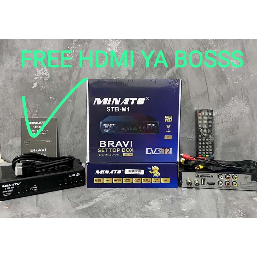 STB  SET TOP BOX MINATO REKOMENDASI KOMINFO