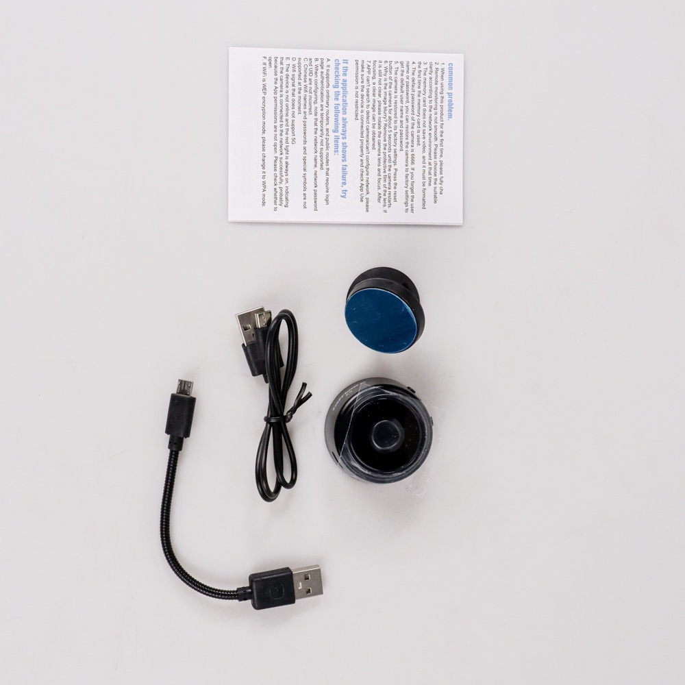 CCTV WIFI Mini Tersembunyi Wireless Dengan Hp Portable Wide Angle Nightvision 1080P