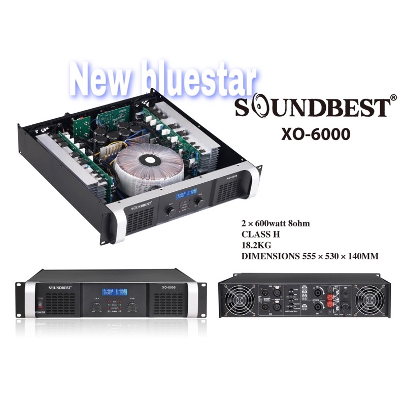 Power Soundbest XO 6000 Original Amplifier Class H SOUNDBEST XO6000