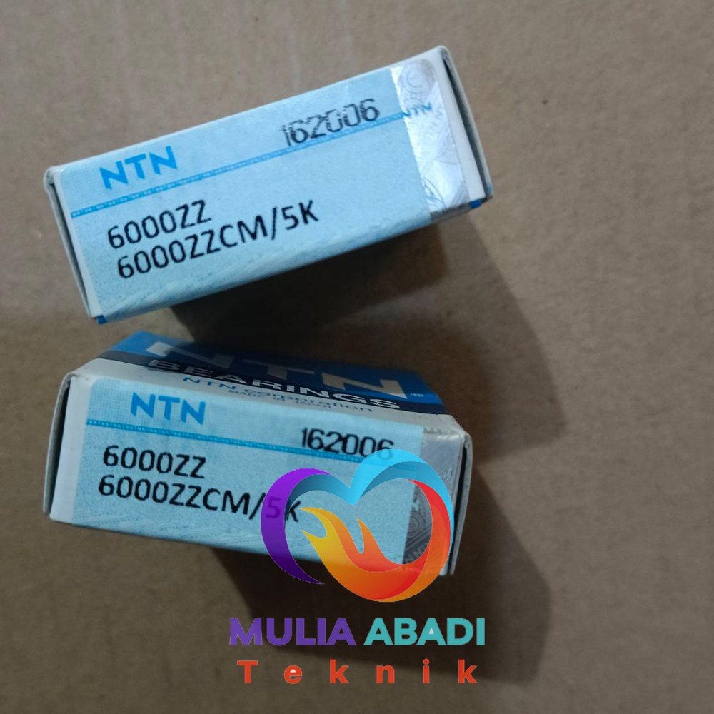 Bearing 6000 ZZ NTN Klaher 6000 ZZ Tutup Besi Laher NTN