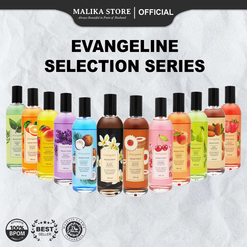 Evangeline Parfum Selection Eau Edp De Sakura Wanita Parfume Series Pria Seller Wangi Mist White By 