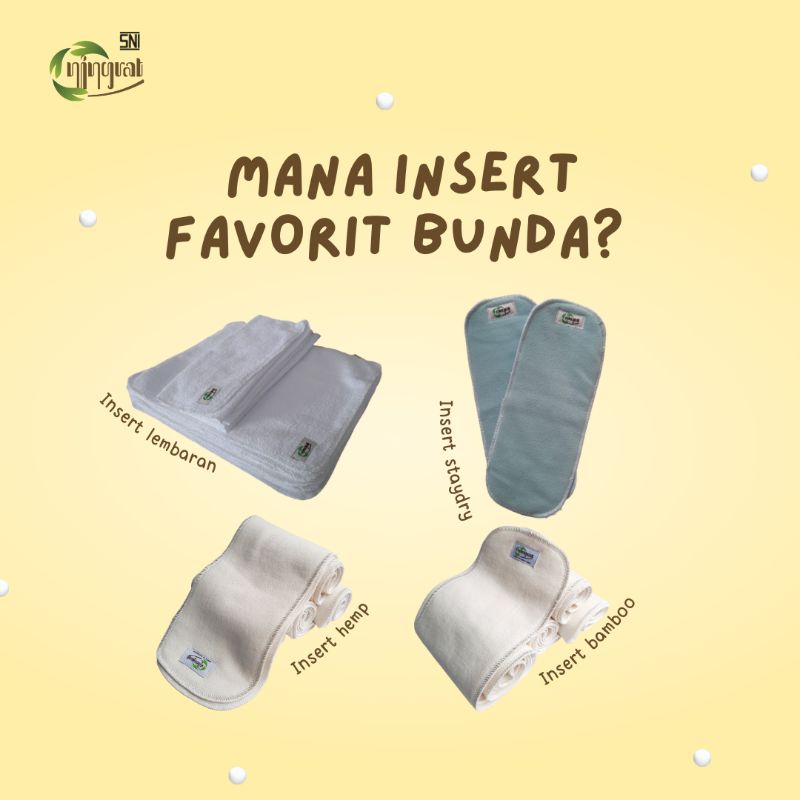 Insert Clodi Ningrat Bamboo Hemp Microfiber