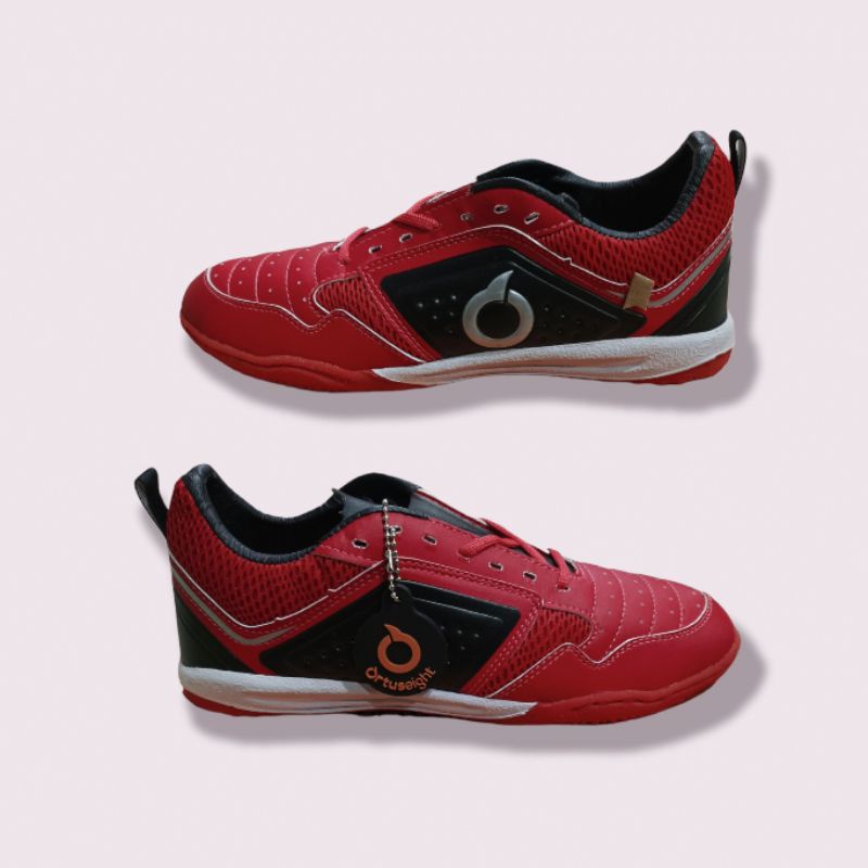 SEPATU FUTSAL ORTUSEIGHT JOGOSALA FREE SOL - MERAH / HITAM / PUTIH