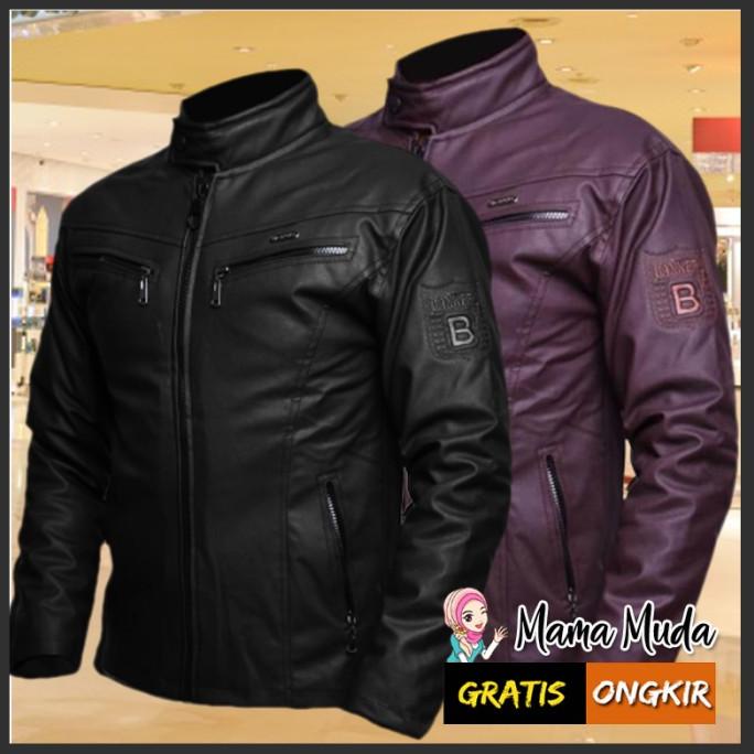 Jaket Motor Pria Touring Waterproof Tebal Warna Hitam dan Coklat