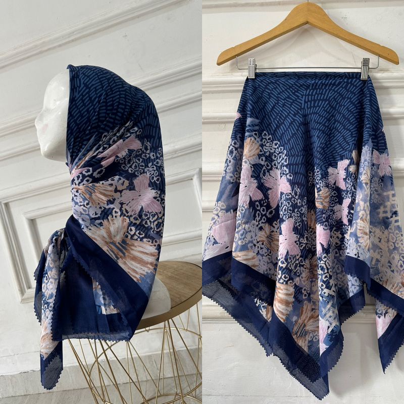 Afrahijab/ Segi Empat Voal New Motif 073