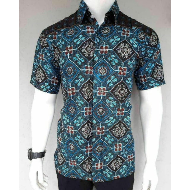 kemeja pria lengan pendek kemeja modern size jumbo XXL XXXL