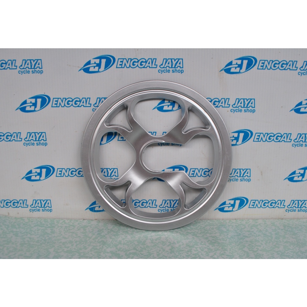 Cover Pelindung Rantai Crank Sepeda MTB Lipat Roadbike Balap Fixie BMX 48T - Tutup Piringan Gear Gir