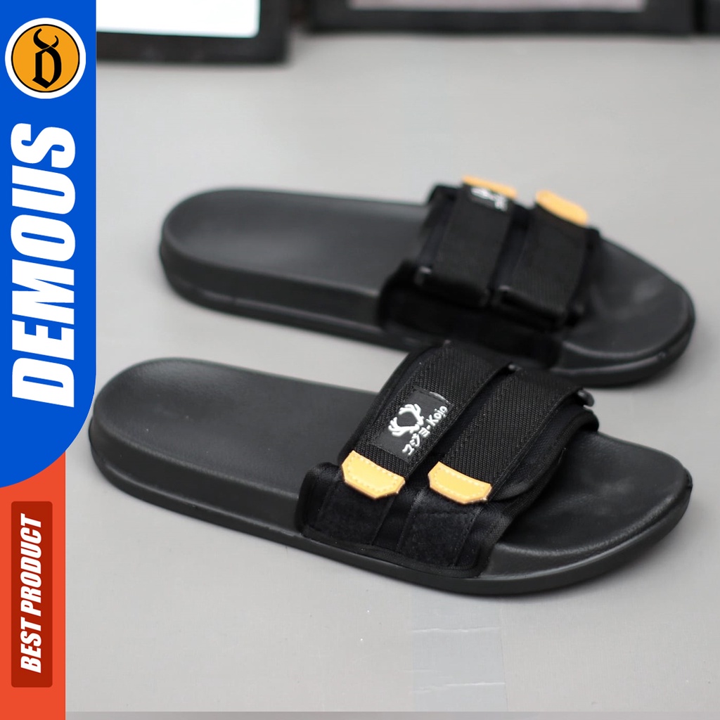 DEMOUS Lillard - Sendal Slide Pria Sandal Casual Distro Terbaru