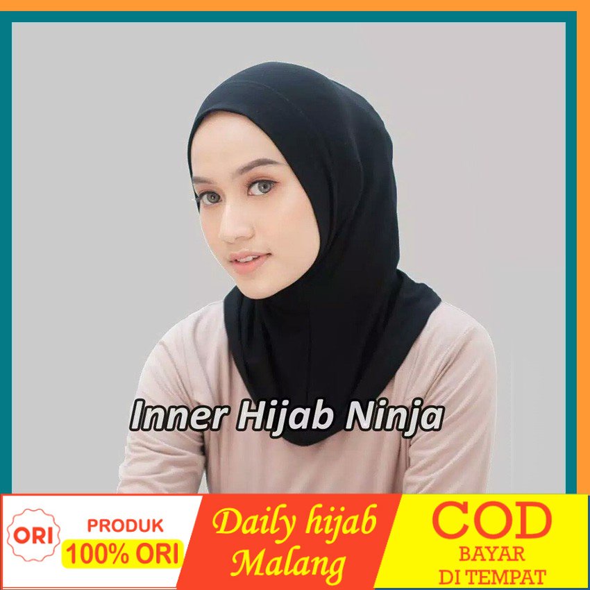 Inner Ciput Ninja / Inner daleman tanpa cepol polos / Daleman Jilbab Kerudung