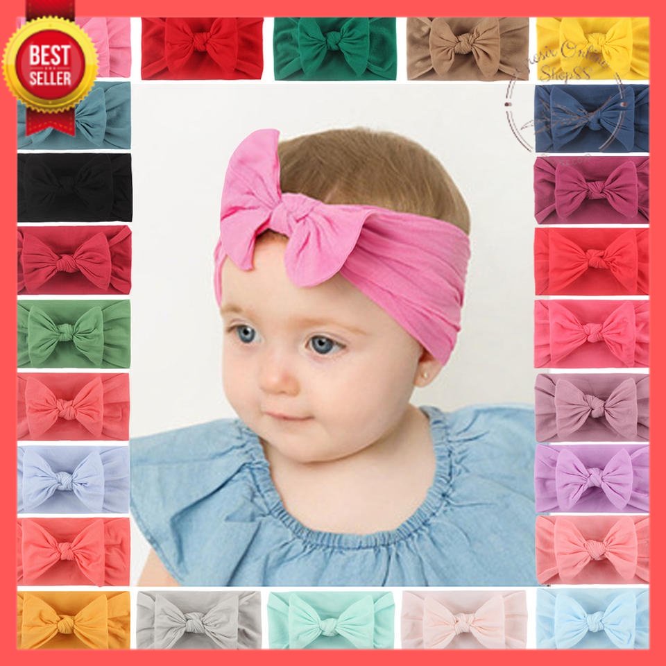 GOS -A408- Aksesoris Anak Bayi Perempuan Bandana Bando Model Pita