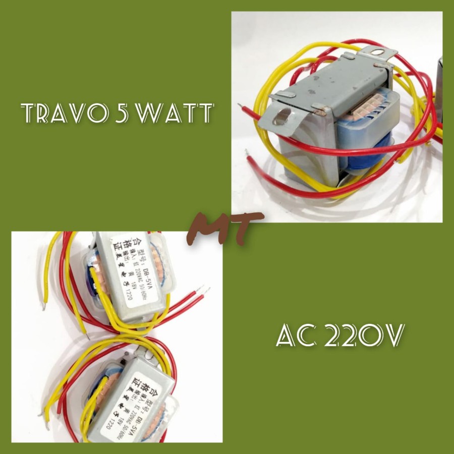 Transformer Travo 5W AC 220V to AC 18V/24V/46V (1818B)