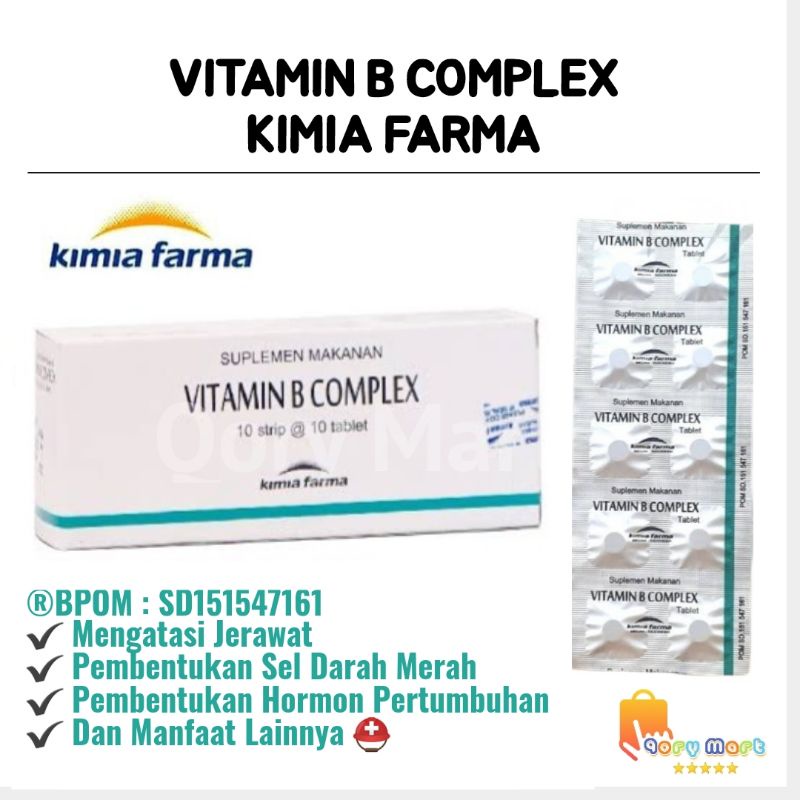 VITAMIN B KOMPLEKS KIMIA FARMA