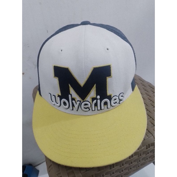 snapback trucker michigan wolverines yupoong second