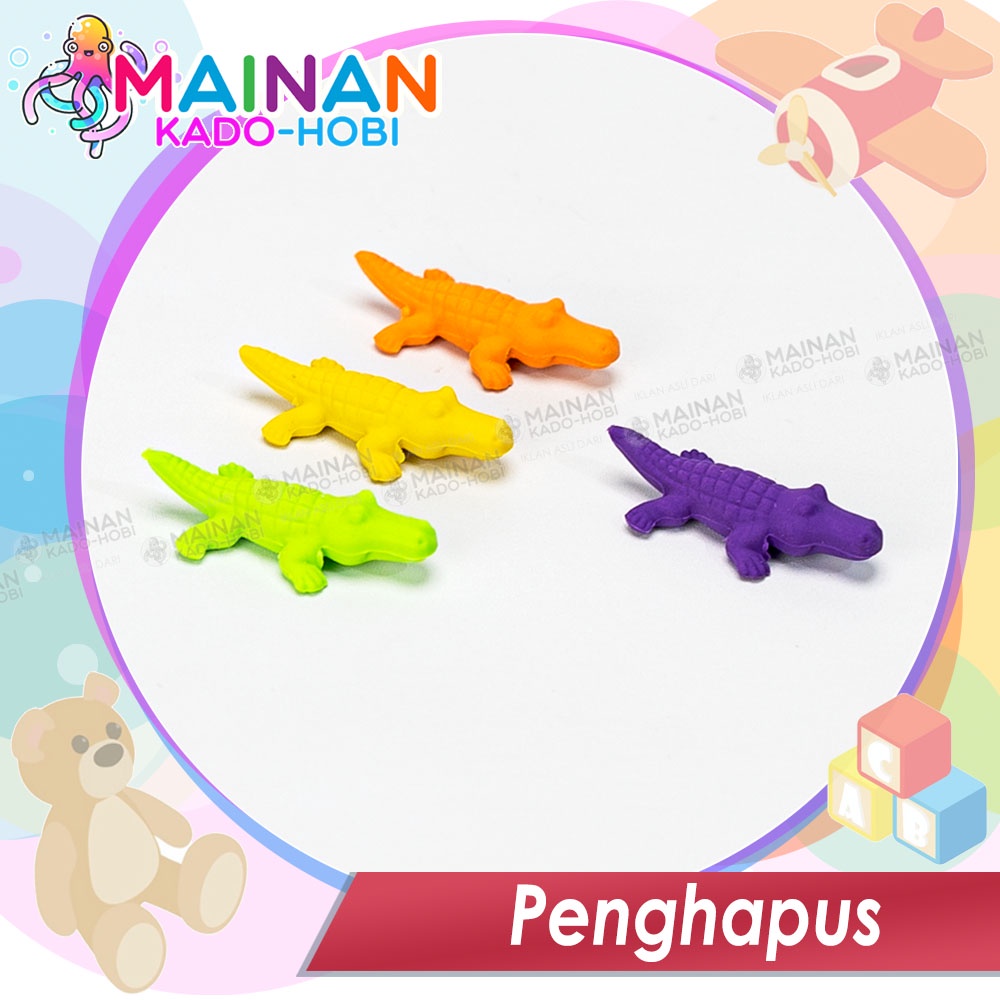 SET ERASER RUBBER ALAT TULIS PENGHAPUS KARET PENSIL KARAKTER ANAK LAKI