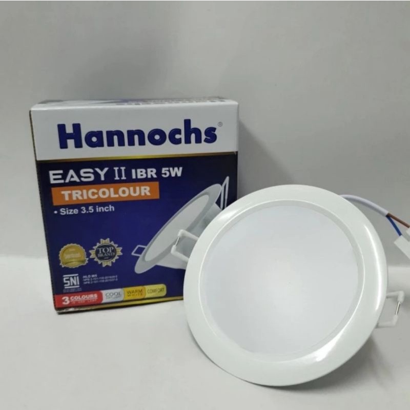 Jual Lampu Downlight Led Bulat Ib Inbow Tanam Warna Hannochs Easy