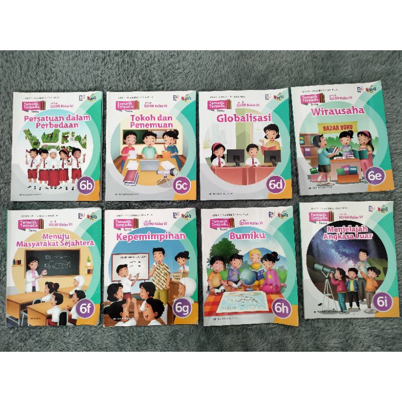 Buku tematik terpadu kelas 6 Erlangga