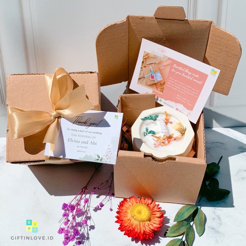 SOUVENIR PERNIKAHAN | LILIN AROMATERAPI | CANDLE AROMATERAPI | SCENTED CANDLE