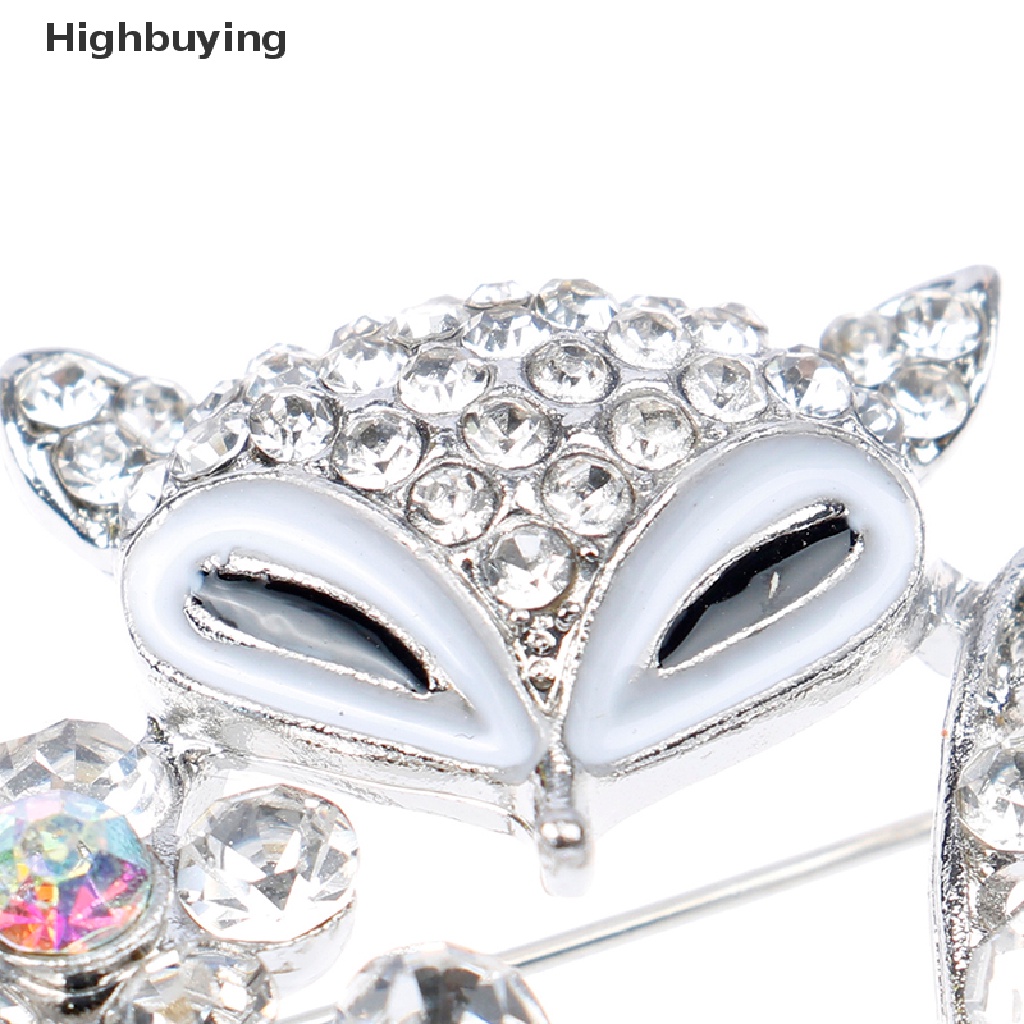 Hbid 1Pc Ladies Simple Fashion Fox Brooch Sweater Mantel Aksesoris Lucu Bros Pin Glory