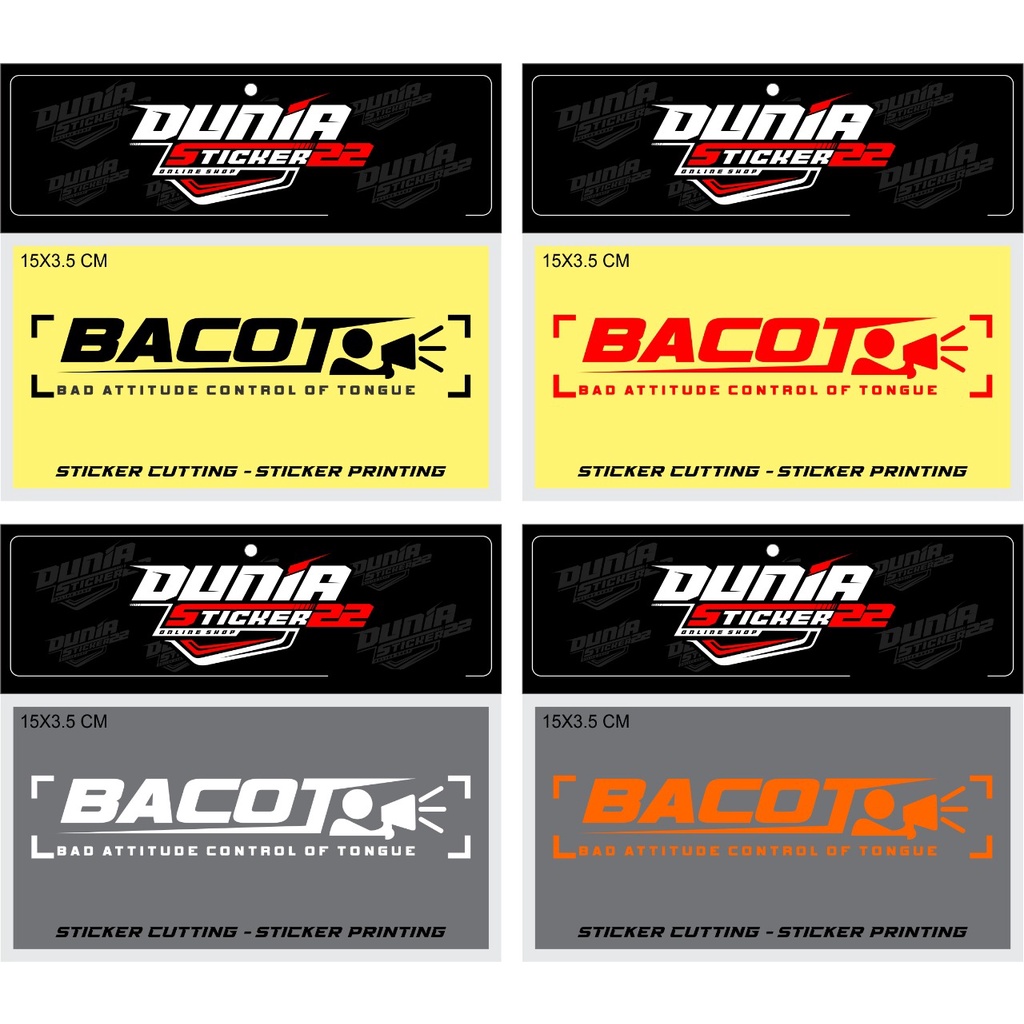 Cuting Sticker B*acot/ Cuting Sticker Variasi Motor Murah