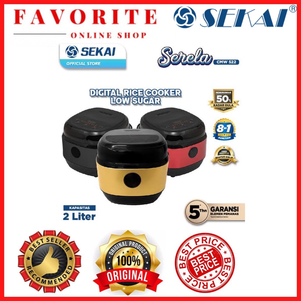 MAGIC COM SEKAI LOW SUGAR LOW CARBO