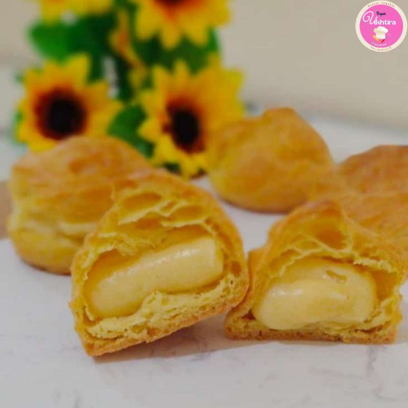 

Kue Sus Fla Vanila /Sus Original/Soes Fla vanila/Soes Fla durian