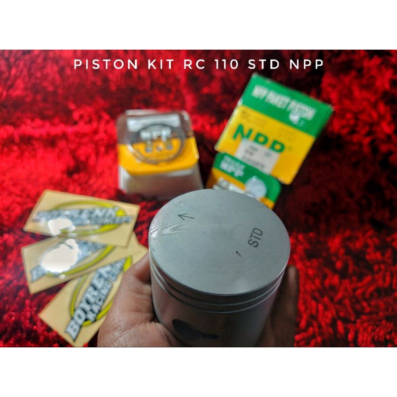 PISTON KIT/SEHER KIT/SEKER KIT RC 110 /CRYSTAL/TORNADO GS NPP OVZ 150|200 - BOYRENK