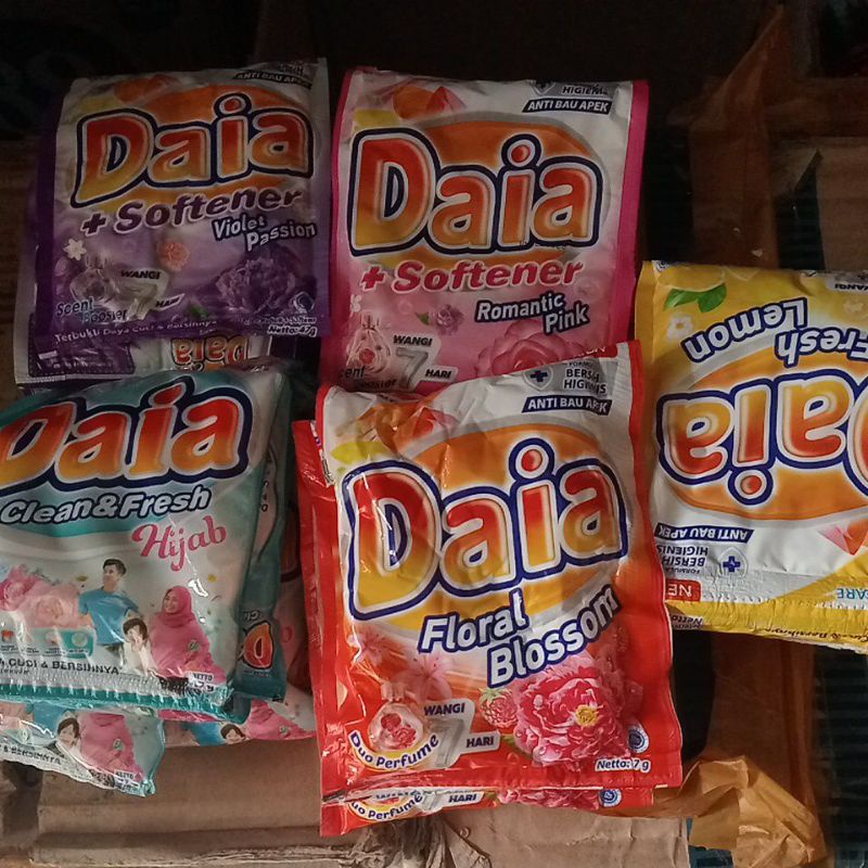 daia detergen sachet