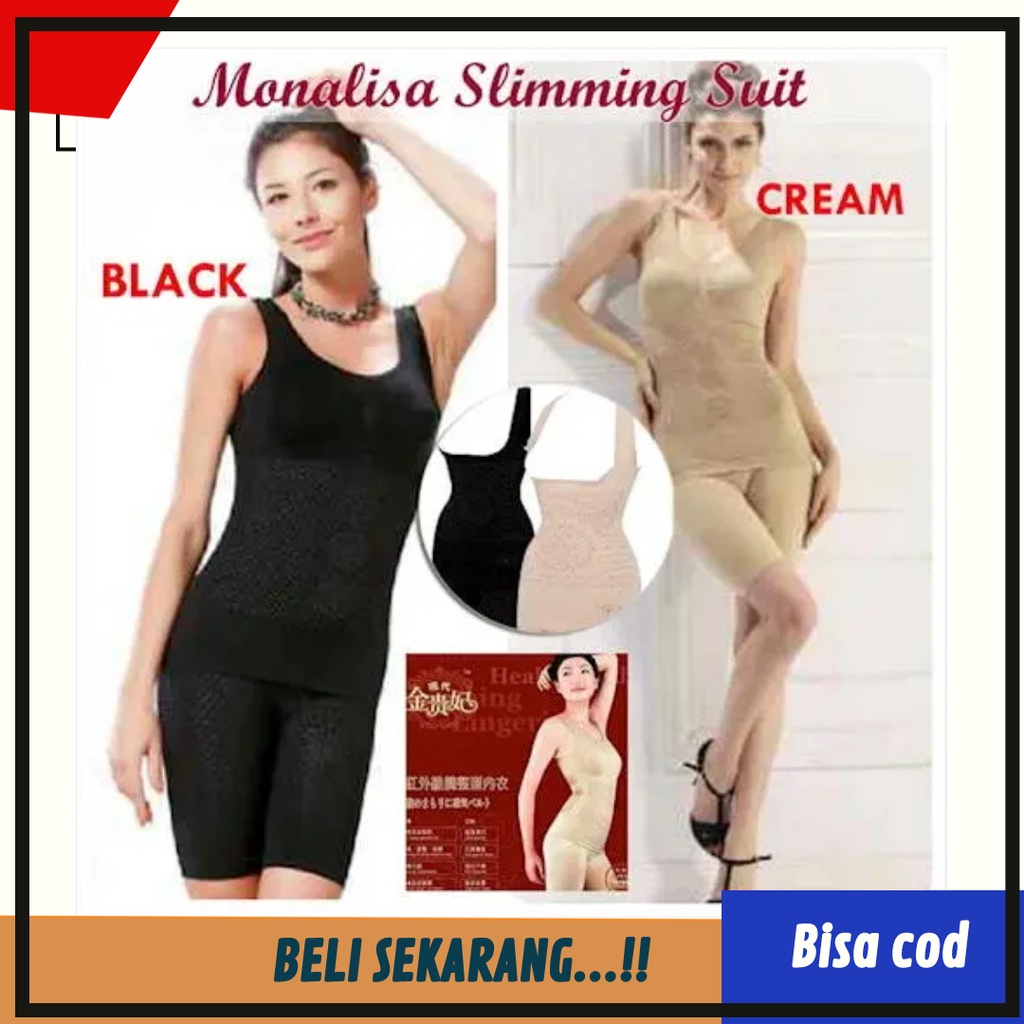KORSET Monalisa Slimming Suit  Korset Pelangsing BAJU PELANGSING Dengan INFRA RED BOX Peramping Bada