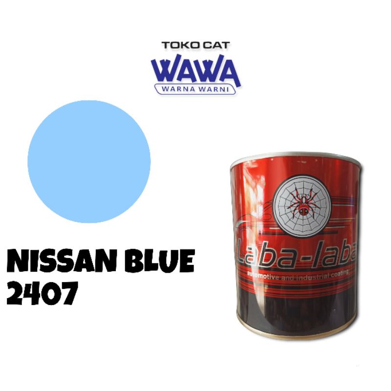 Cat duco Laba Laba Nissan Blue biru telor asin biru angkot mikrolet blue 2407 1kg / 0.5kg