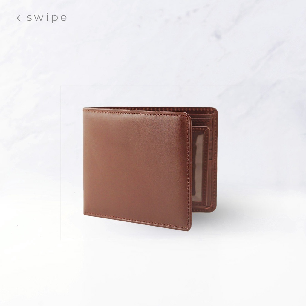 DOMPET AZURE PRIA KULIT ASLI ORIGINAL 100% PREMIUM MODEL LIPAT KEREN - GRATIS UKIR NAMA