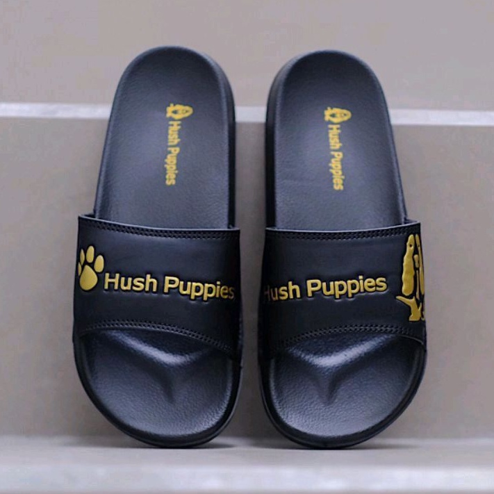 Sendal Hush Puppies Sandal Slop Selop Slide Hush Puppies TERLARIS Grade Original Pria/Wanita